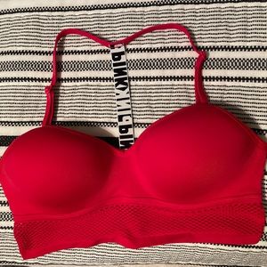 Victoria’s Secret red sports bra